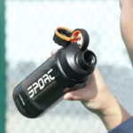 Gourde sport transparente bleue légère sans BPA 500ml