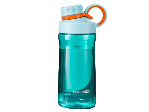 Gourde sport transparente bleue légère sans BPA 500ml