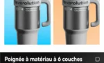 Bouteille isotherme 1200ml doublure céramique Ice King