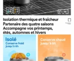 Bouteille isotherme 1200ml doublure céramique Ice King